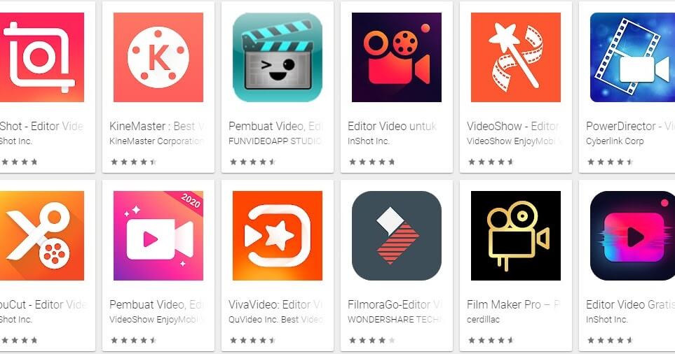 Aplikasi Pembuat Video