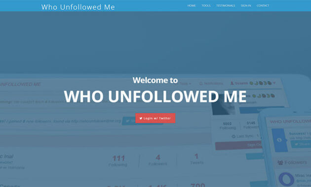 Unfollowers – Who Unfollowed Me