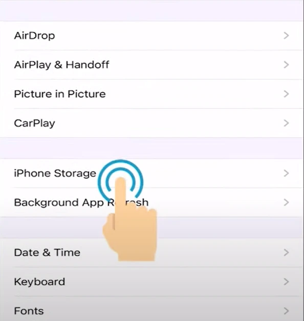 iPhone Storage atau penyimpanan iPhone