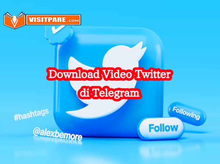 Cara Download Video Twitter di Telegram