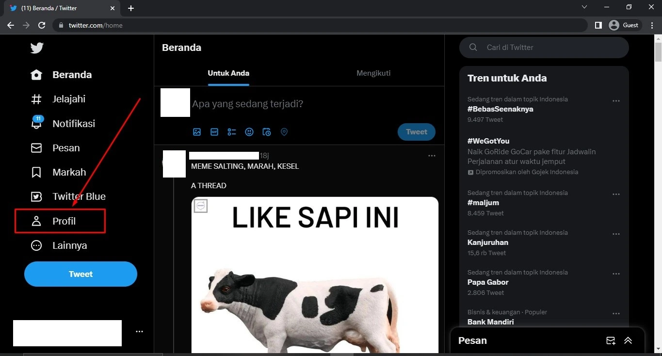 Cara Mengubah Tanggal Lahir di Twitter