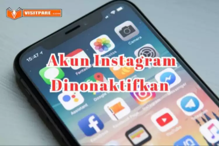 Akun Instagram Dinonaktifkan