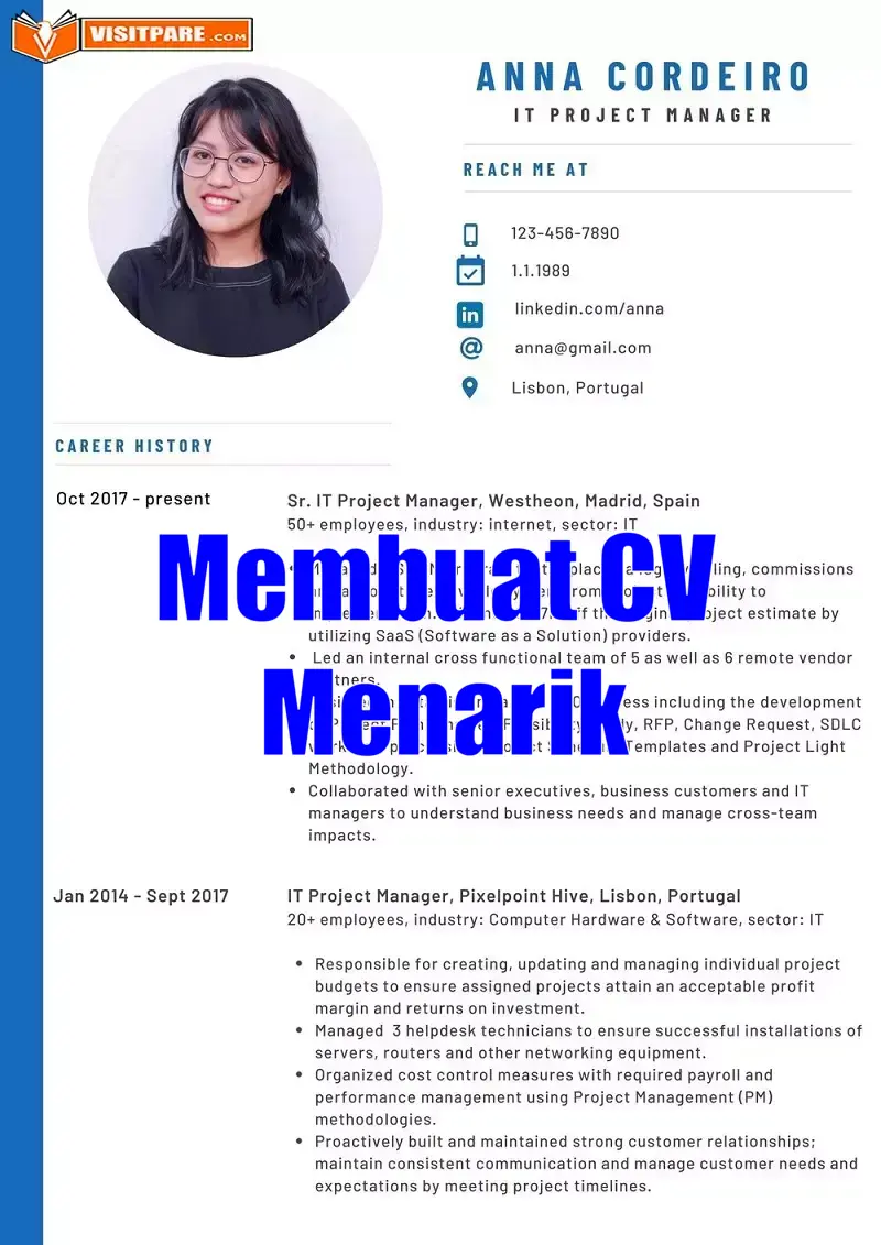 Membuat CV Menarik