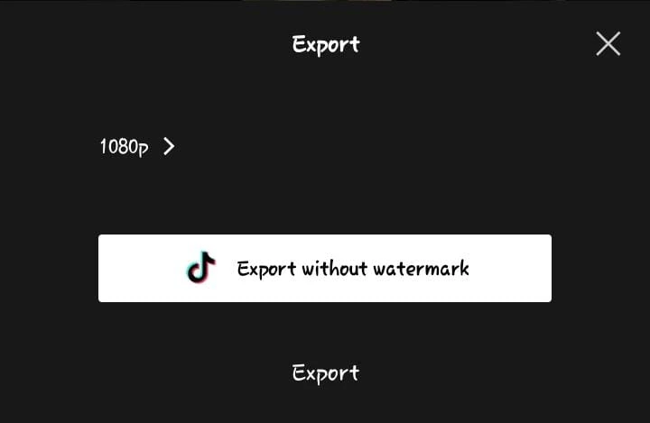 memilih resolusi dan export