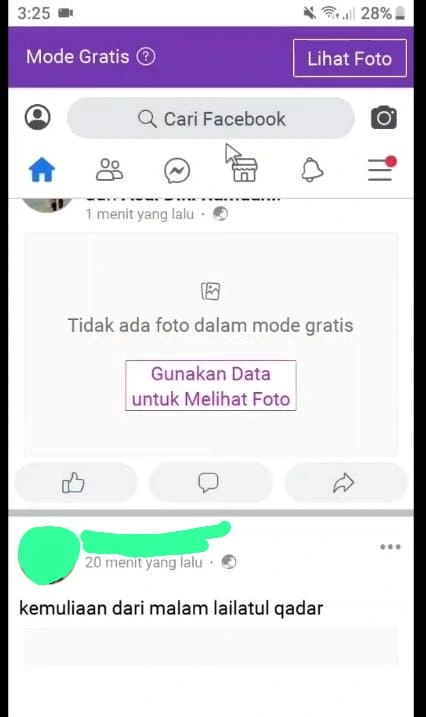 Lihat Foto Facebook Lite