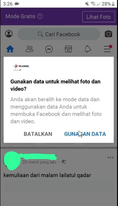 Gunakan Data