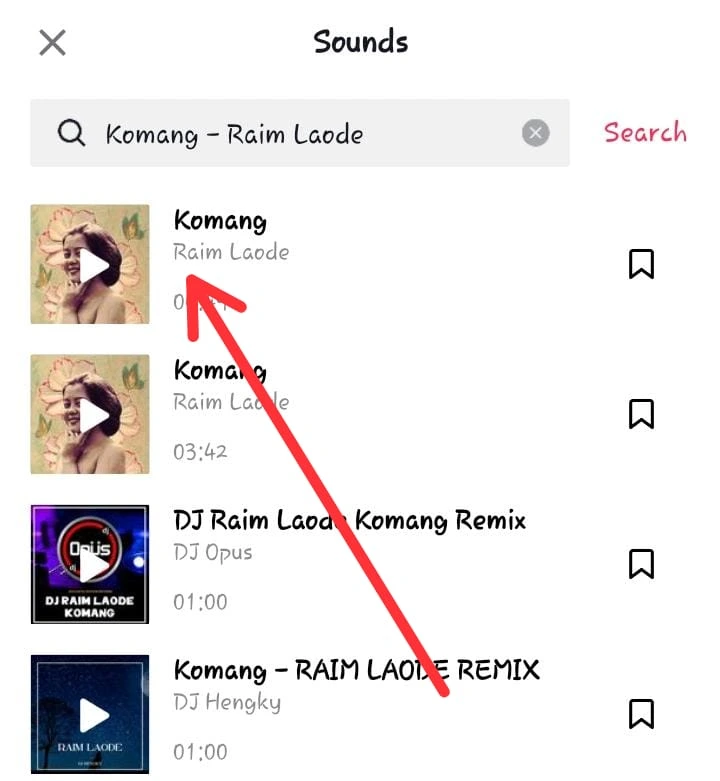 Menambahkan Lagu