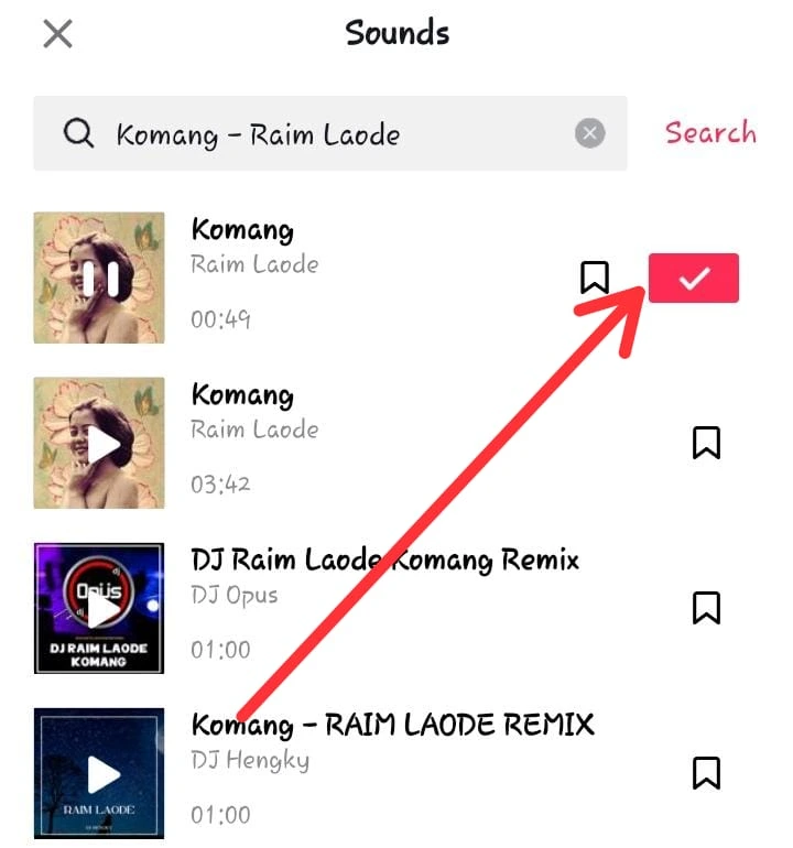 Menambahkan Lagu