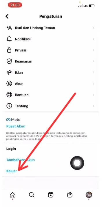 Keluar Akun