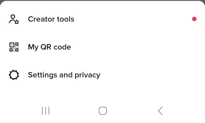 settings and privacy