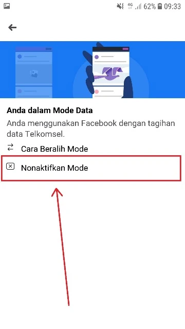 Nonaktifkan Mode
