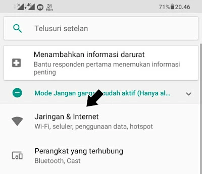 jaringan dan internet.