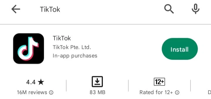 mengunduh aplikasi tiktok