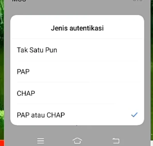 jenis autentikasi