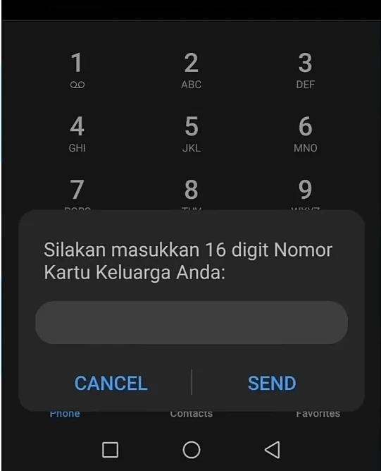 nomor kartu keluarga