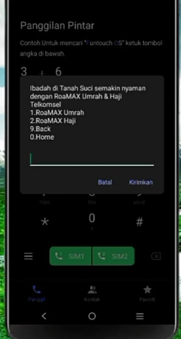 banyak sekali pilihan