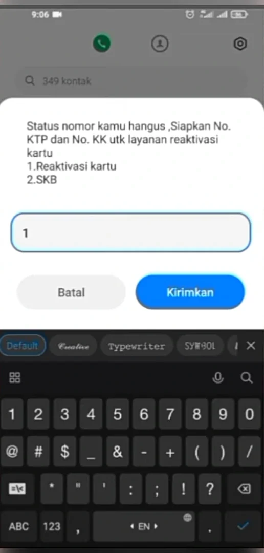 Klik nomor 1