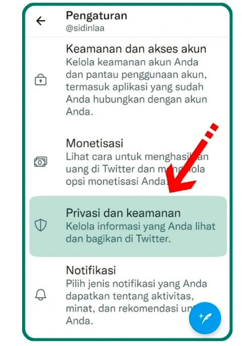 Privasi dan Keamanan