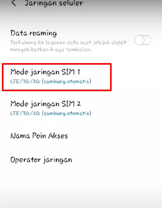 Setting SMS Premium Android 11