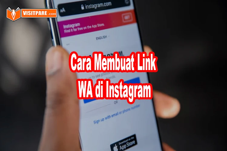 cara membuat link wa di instagram