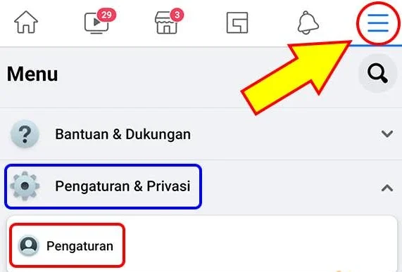 pengaturan dan privasi