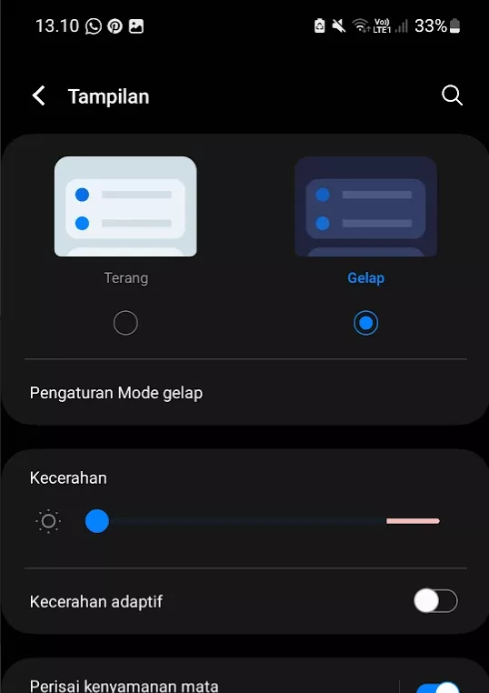 Cara Buat Instagram Dark Mode