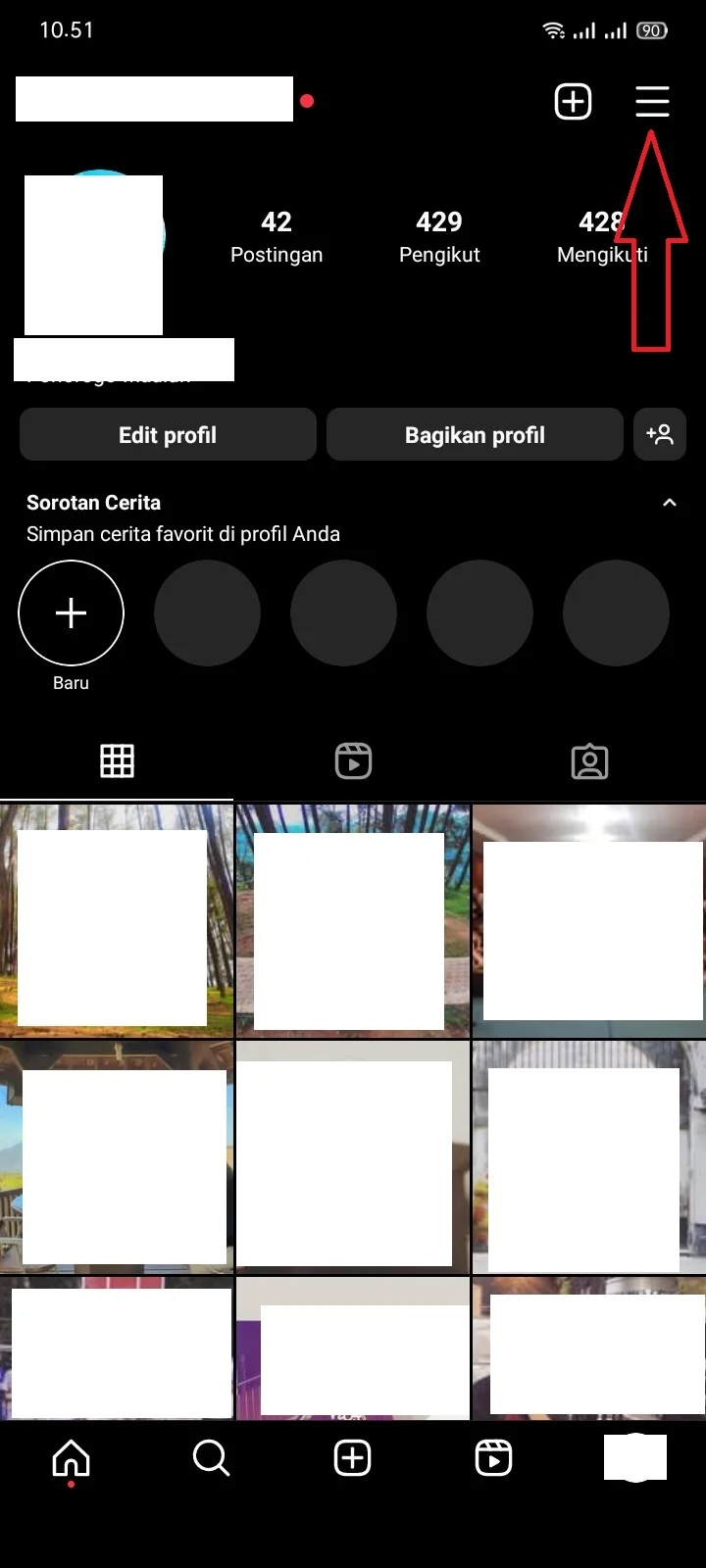 Cara Keluar dari Akun Instagram