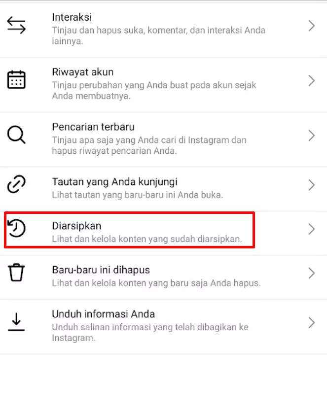 Cara Melihat Aktivitas di Instagram