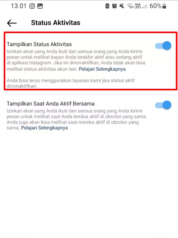 Cara Mematikan Last Seen Instagram