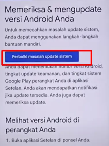 Cara Update Android 13 Samsung