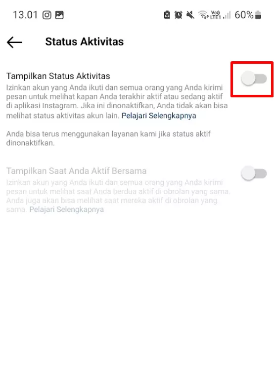 Cara Mematikan Last Seen Instagram