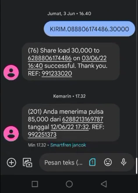 Cara Transfer Pulsa Smartfren ke Axis