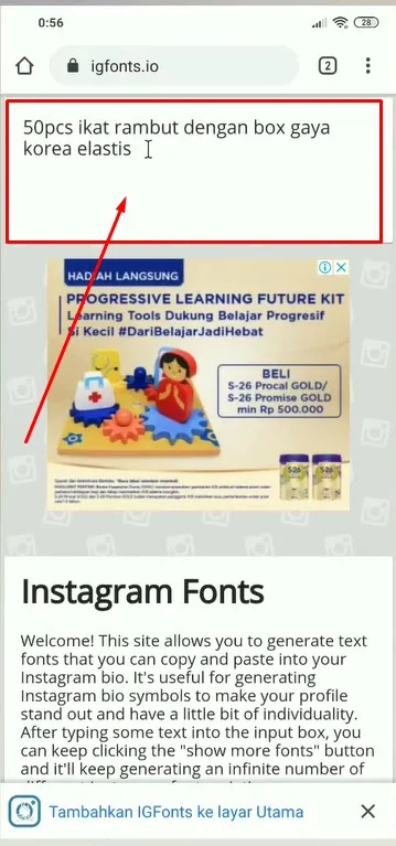 Cara Membuat Tulisan Tebal di Instagram