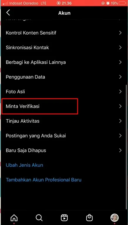 Cara Memverifikasi Akun Instagram