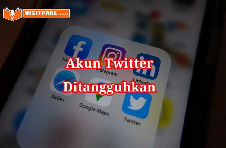 Akun Twitter Ditangguhkan