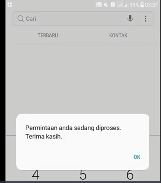 permintaan terproses