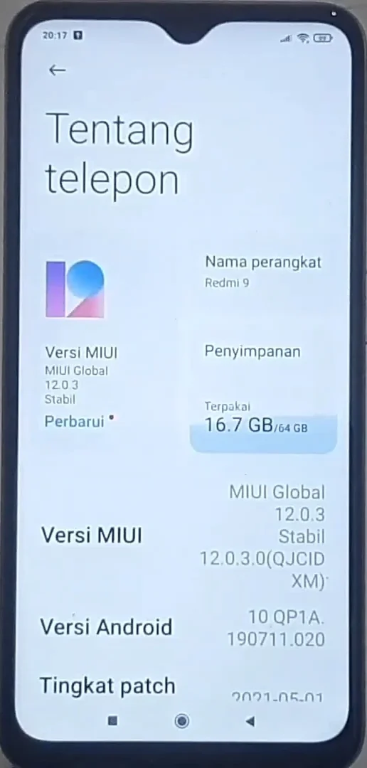 gambar versi MIUI