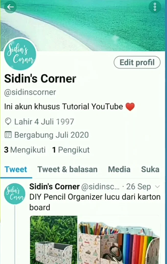 membuka akun Twitter