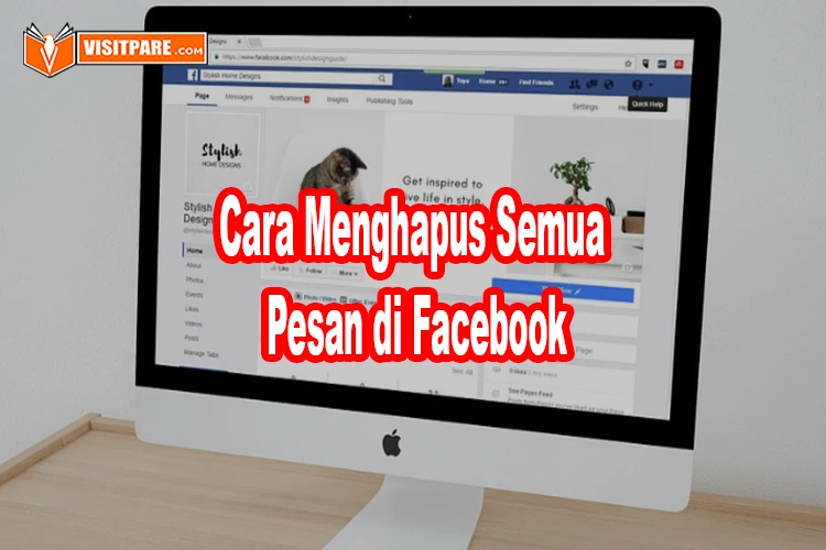 cara menghapus semua pesan di Facebook