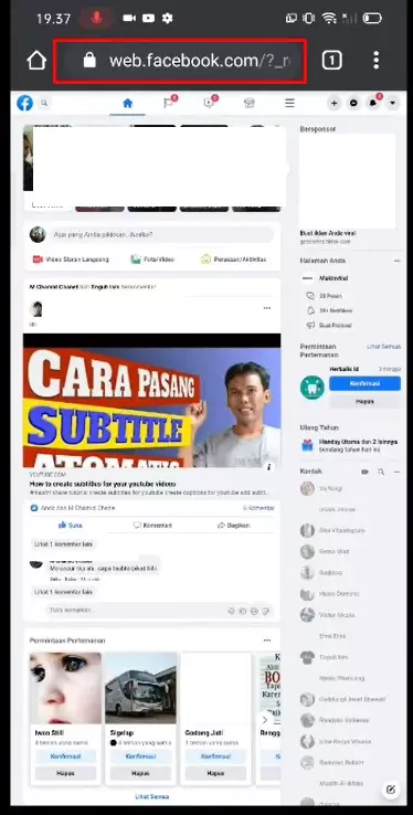 Cara Mengetahui Orang yang Melihat Facebook Kita