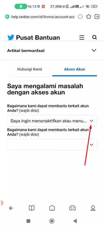 Cara Mengaktifkan Twitter yang di Nonaktifkan