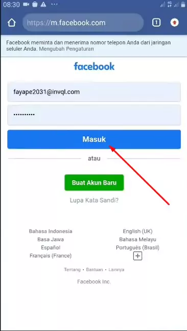 Cara Meminta Kode Konfirmasi Facebook Tetapi Nomor Sudah Tidak Aktif