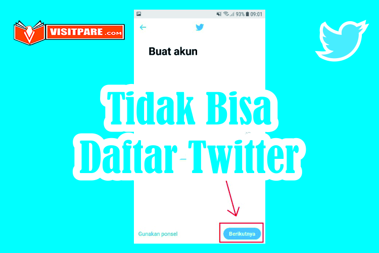 Tidak Bisa Daftar Twitter