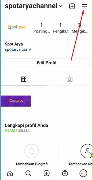 Cara Mengganti Email Instagram