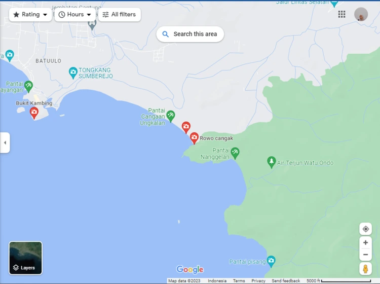 Rute Menuju Pantai Rowo Cangak