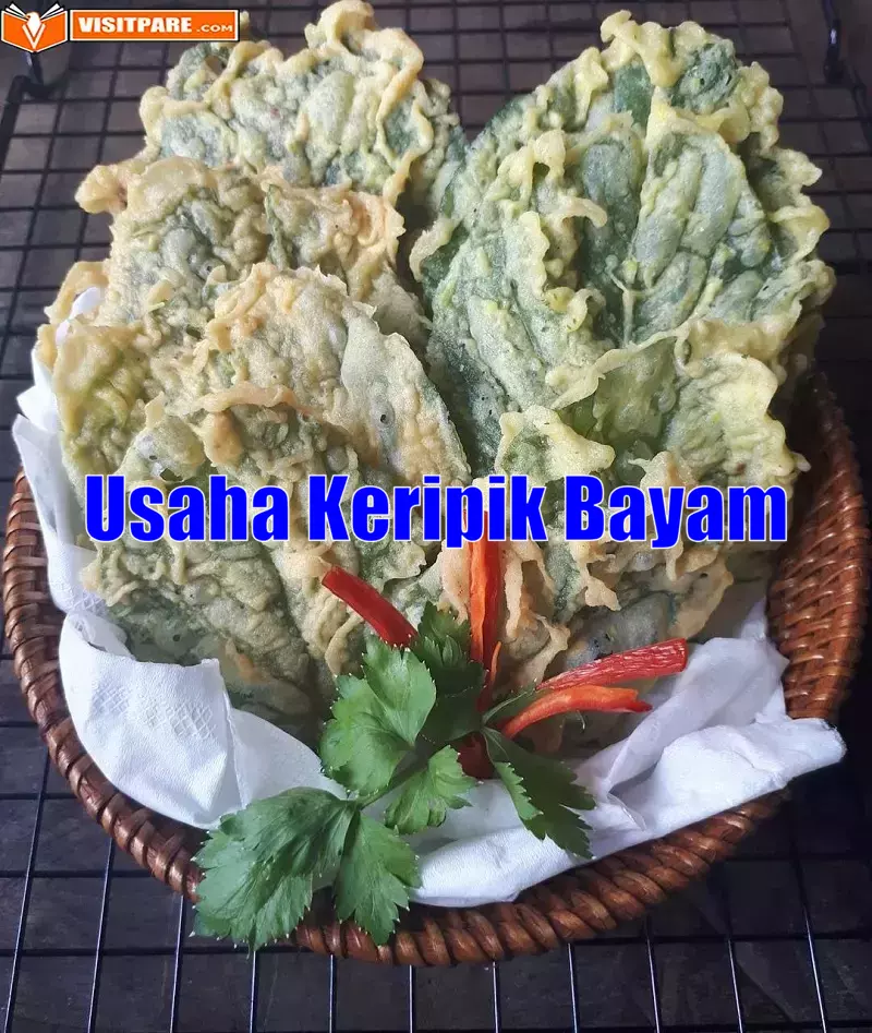 usaha keripik bayam