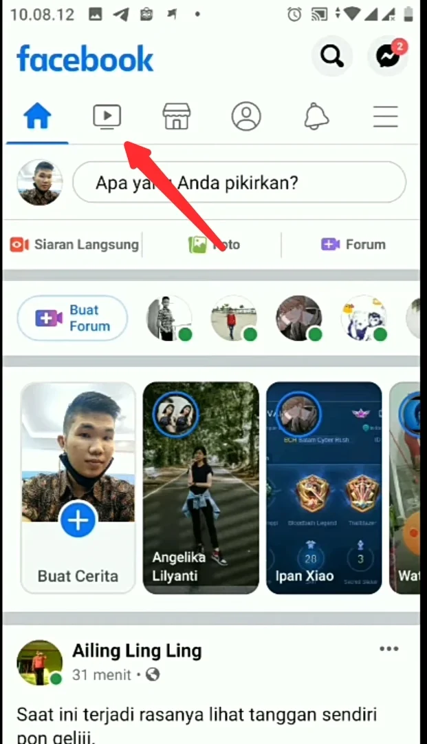 buka akun FB pribadi