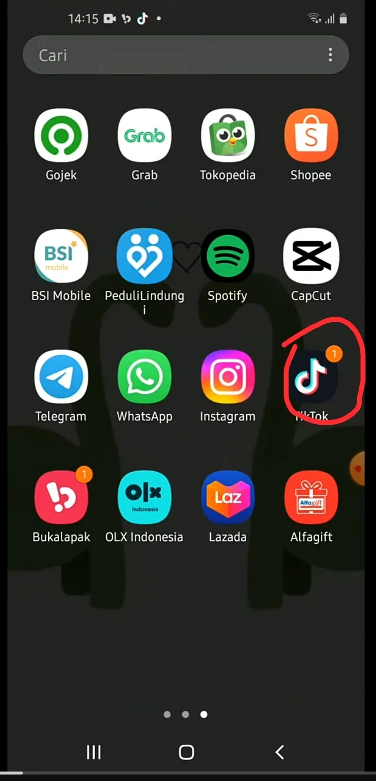 Buka dulu akun tiktok 