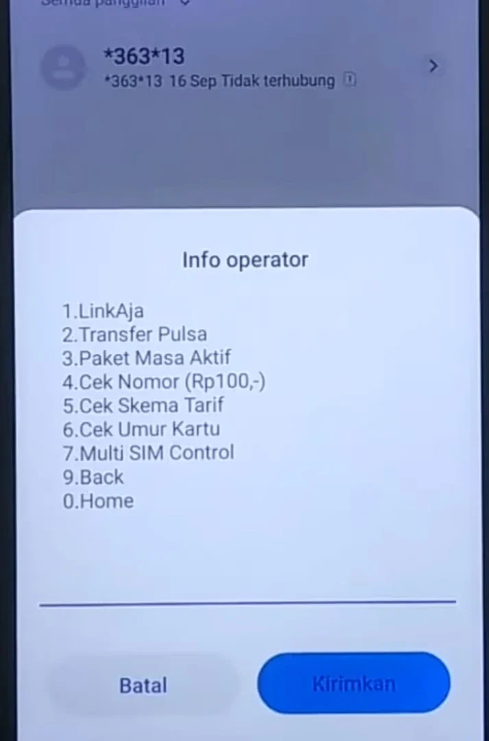 opsi lainnya