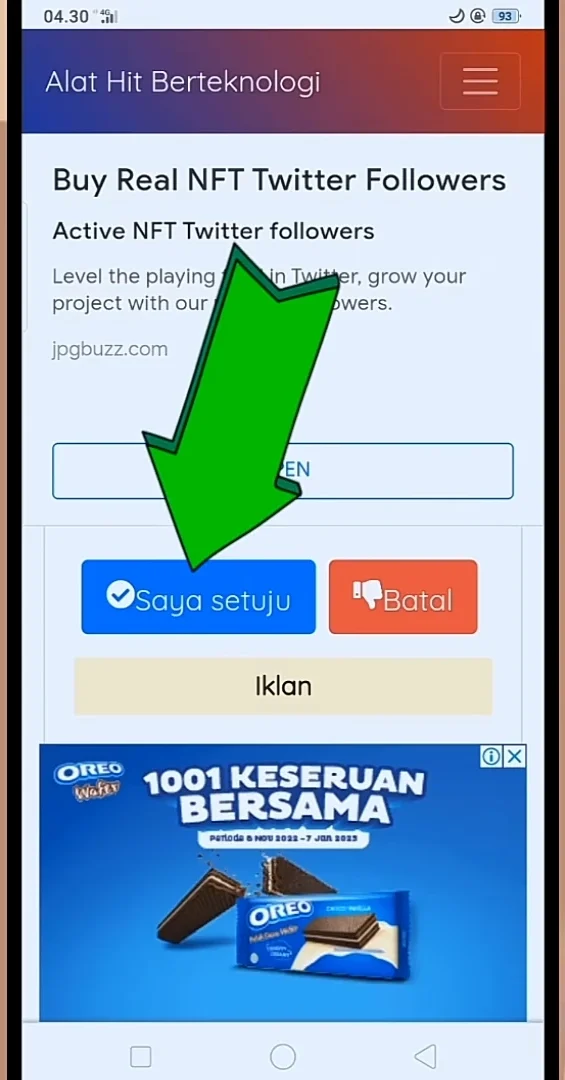 menu saya setuju.